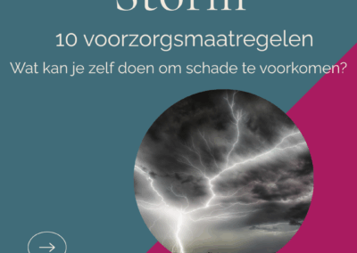 Storm stormschade schade bij storm voorkomen 10 maatregelen om schade te voorkomen Femke Hup Fems Schadeadvies